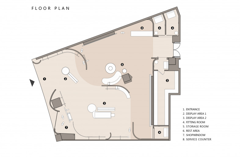 Project floor plan - ZUOMODESIGN