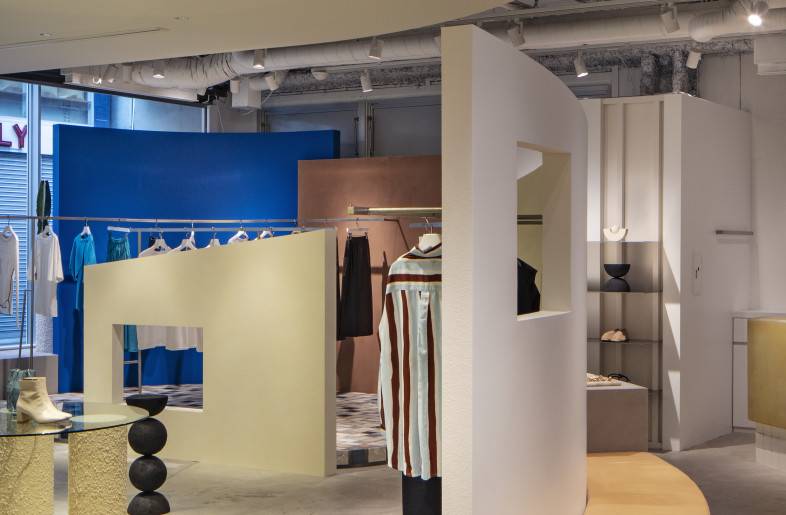 1F interior - Boundaries between inside and outside - KENTA HASEGAWA
