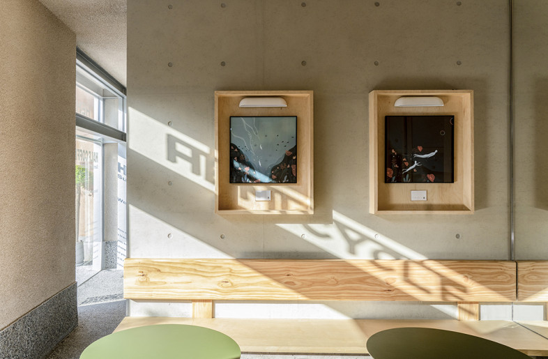 Painting display area - YanTong Lee