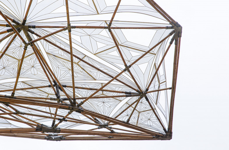Close up view of the tip of a cantilever that spans 5 meters wide. - Andrei Jipa