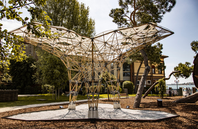 Digital Bamboo at the Venice Architectural Biennale 2021. - Marirena Kladeftira