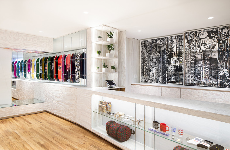 Built-in millwork to encompass brand - Nicholas Calcott