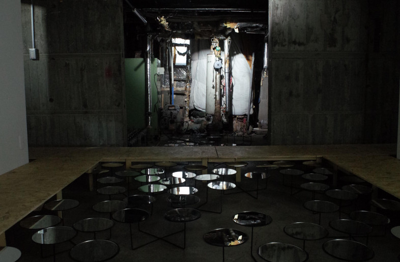 Each Mirror Water Lily fluidly fluctuates, reflects and vibrates with minimal light - Ryo Yamada