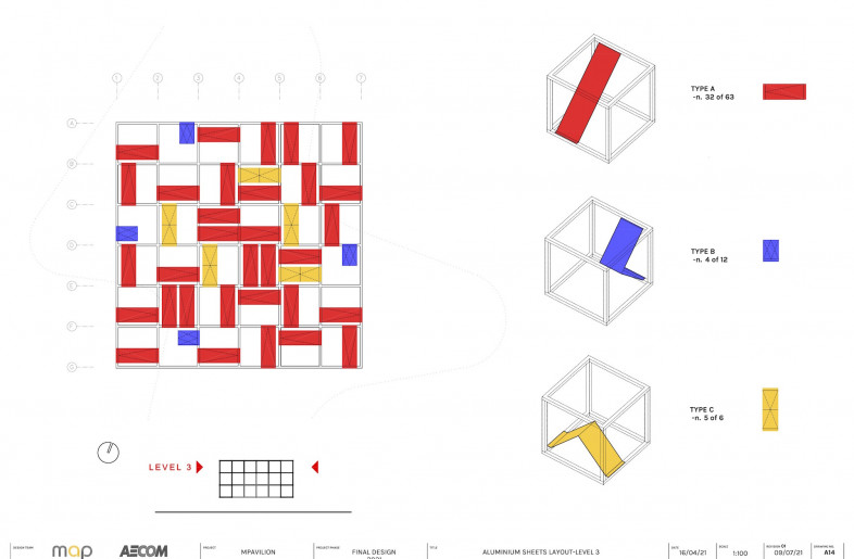 Aluminium sheet layout - MAP studio