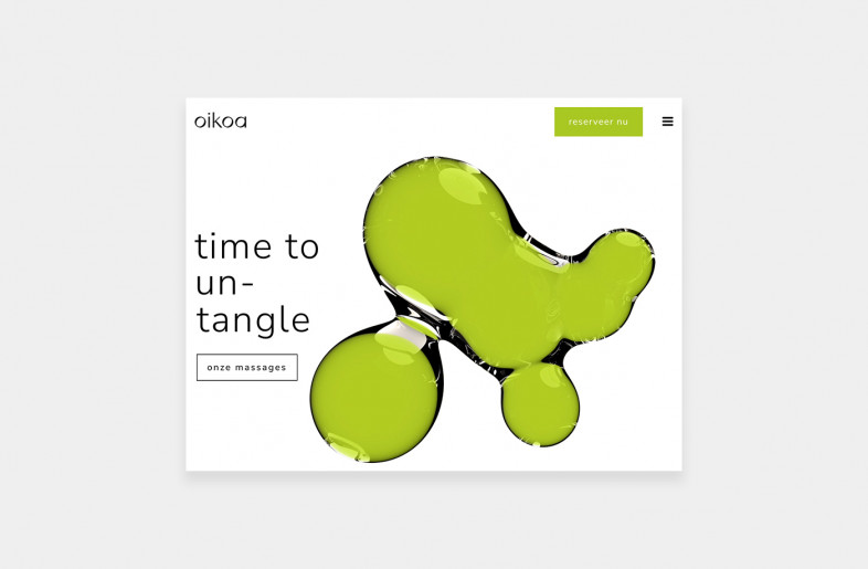 website landing page - concrete