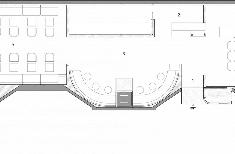 Floor plan - THE HYUNDAI SEOUL SAGE VIP LOUNGE (Parc 1)
