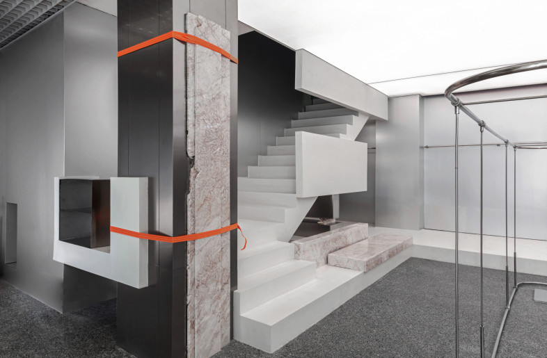 Staircase multifunctional display area - ZenZhang