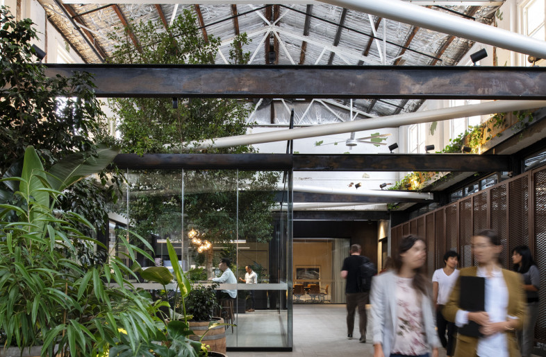 At The Hayesbery there are four detached warehouse-style buildings that are strongly connected to the outdoors - Nicole England