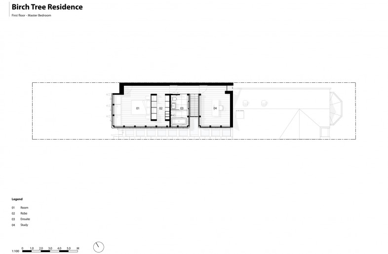First Floor - Primary Bedroom - H&E Architects