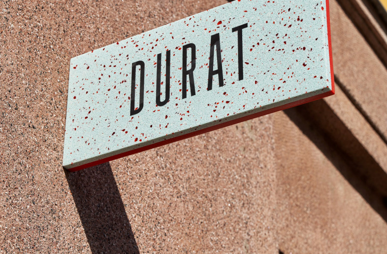 Durat facade sign - Paavo Lehtonen
