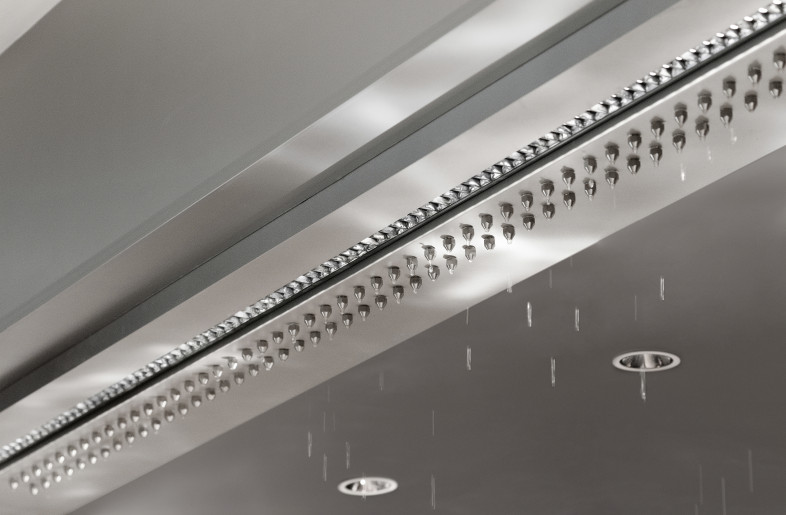 Details of the rain installation - yuuuunstudio
