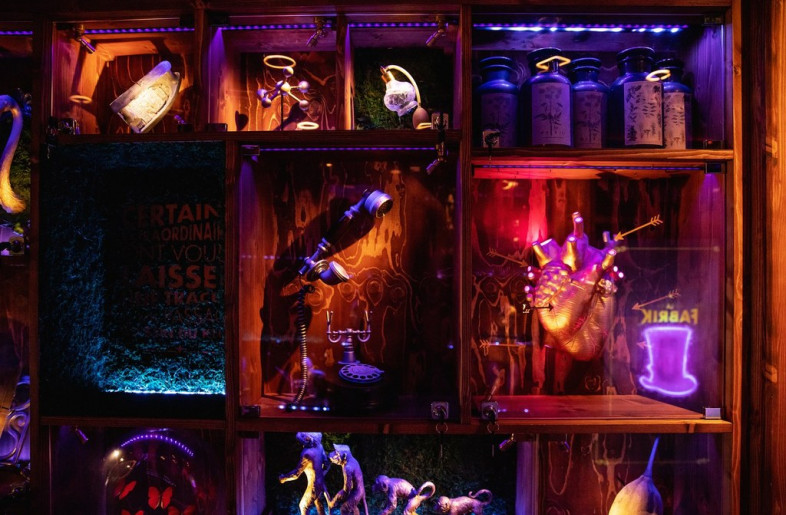 Cabinet des curiosités in the Klub Extraordinaire - neodigital