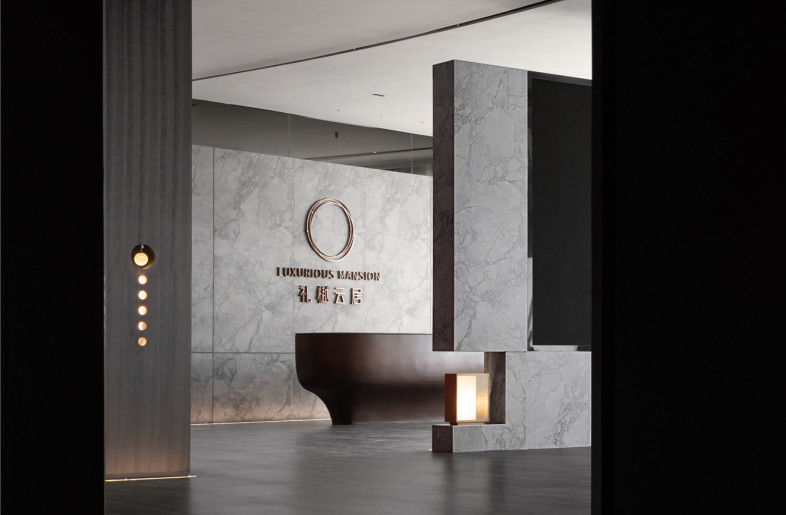 Entry hall  and Reception Desk - Qiwen Photography