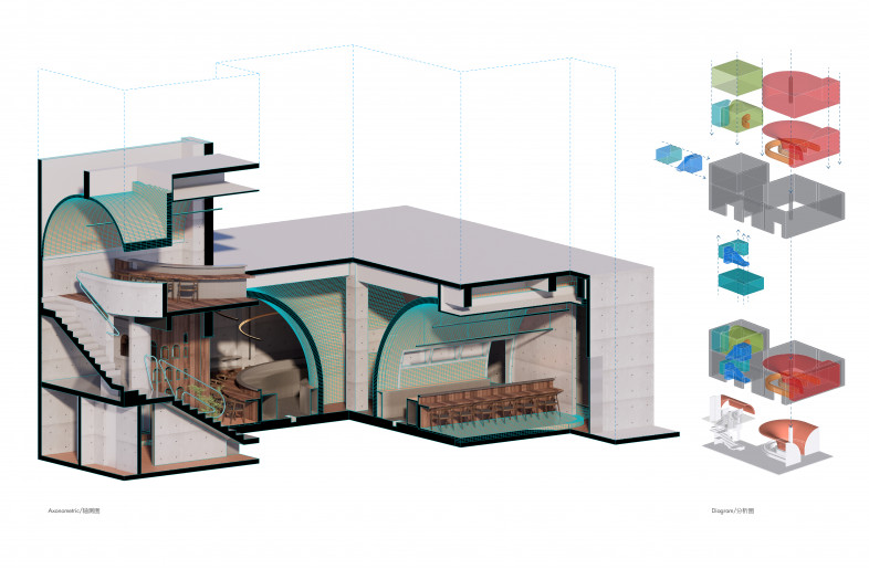 Axonometric & Diagram - Cheuk Chun Yung & Huang Yuan