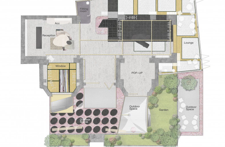 1F Layout - Sò Studio