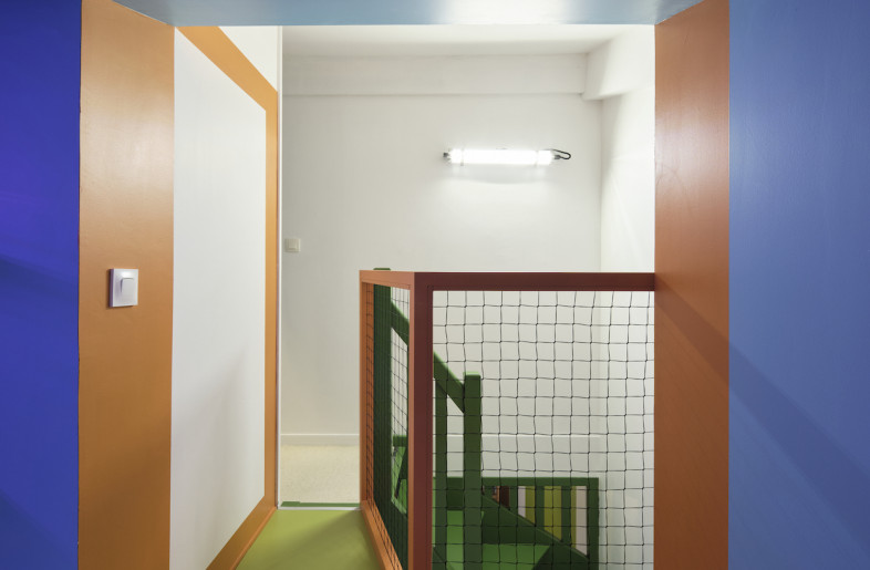 Crasset developed a passage to a perched hut constructed within the attic. - Philippe Piron