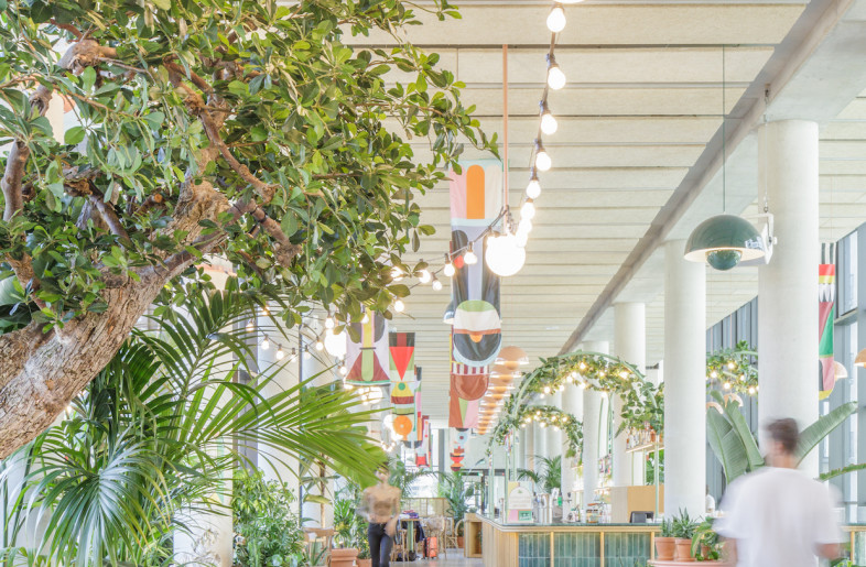 The design is inspired by London's former Crystal Palace. - Rodrigo Apolaya