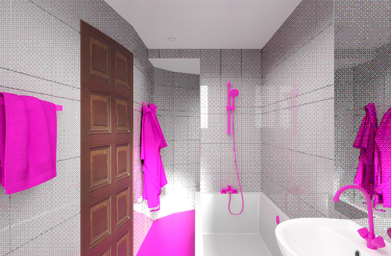 Crosby Studios rendered the entire room in the metaverse as well. - Courtesy of Crosby Studios