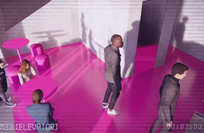 A limited collection of NFTs that draw on security-camera footage accompanies the experience. - Courtesy of Crosby Studios