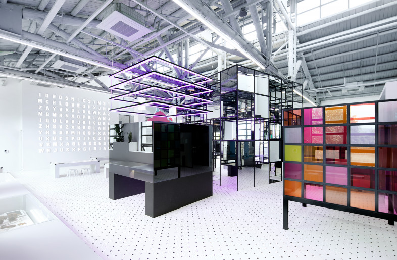 The museum is dominated by a monochromatic colour palette which elevates the colors used on exhibits and installations. - COORDINATION ASIA