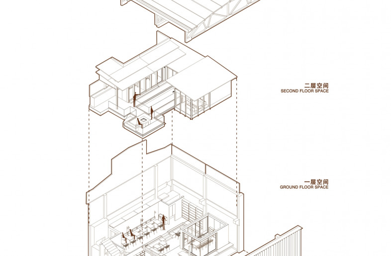 Space explosion diagram - TRIOSTUDIO