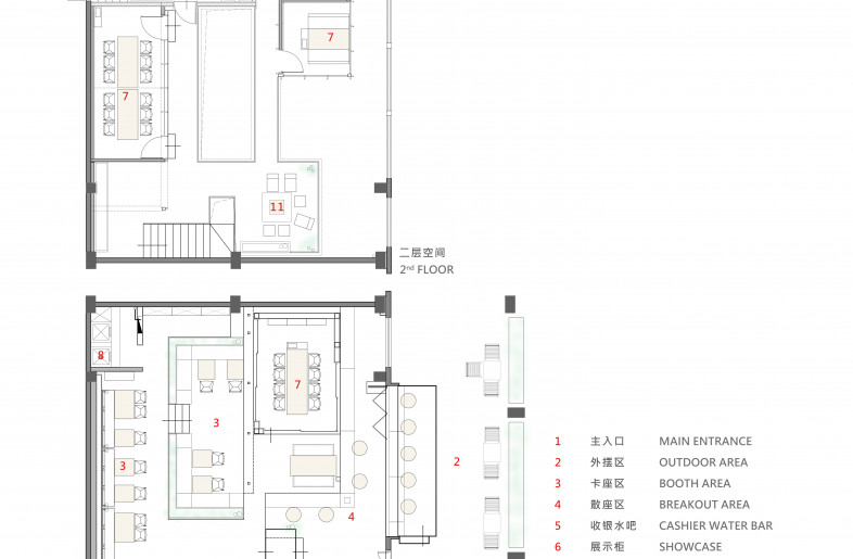 Space floor plan - TRIOSTUDIO